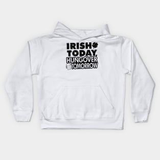 hungover shirt Kids Hoodie